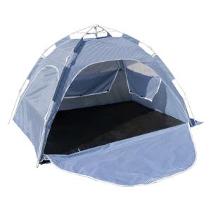 Tente de Plage Pliante Polyester Bleu