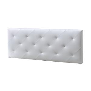 Tête de lit 150x60 cm blanc, cuir synthétique