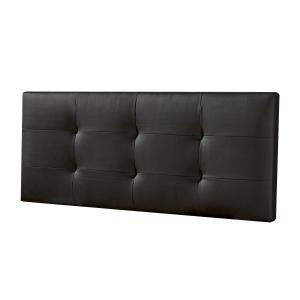 Tête de lit 150x60 cm noir, cuir synthétique
