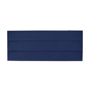 Tête de lit 160X60 ELMA en contreplaqué et velours bleu