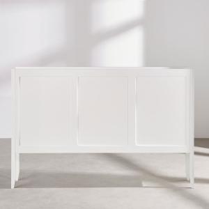 Tête de lit 166 avec rangement blanche