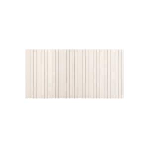 Tête de lit à fentes en bois massif blanc 180x79cm