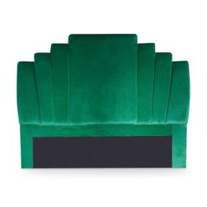 Tête de lit arena 140 cm velours vert