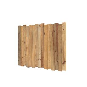 Tête de lit bois marron 140 cm