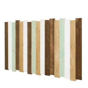 Tête de lit bois multicolore 140 cm