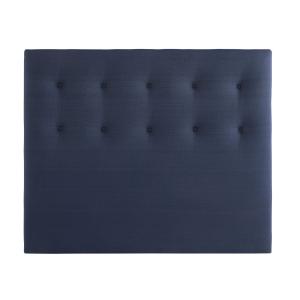 Tête de lit capitonnée bleu marine 140 cm
