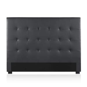 Tête de lit capitonnée noir 160cm