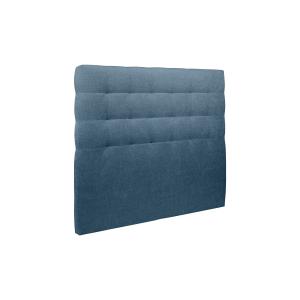 Tete de lit Capitonnée Tissu Bleu océan 140x120