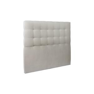 Tete de lit Capitonnée Velours Gris clair 180x120