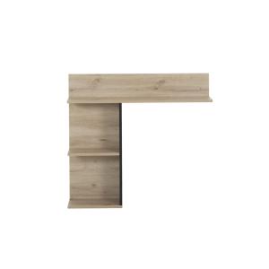 Tête de lit cosy réversible effet bois chêne/beige l90