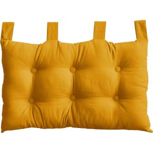 Tête de lit coussin à suspendre moutarde 70 x 45 cm