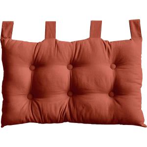 Tête de lit coussin à suspendre terre cuite 70 x 45 cm