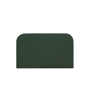 Tête de lit déhoussable en bouclé vert 120x110cm