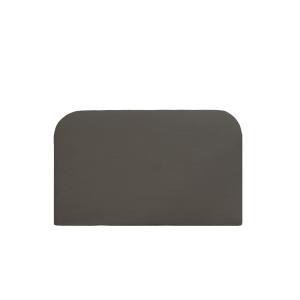 Tête de lit déhoussable en velours côtelé gris foncé 160x11…