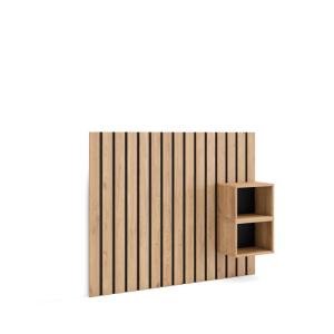 Tête de lit effet bois de chêne 133x3x107cm