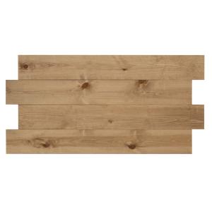 Tête de lit en bois chêne foncé 160x80cm