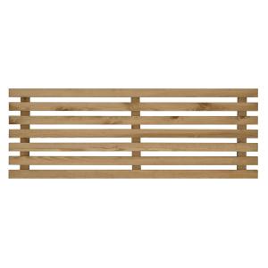 Tête de lit en bois couleur chêne foncé 140x73cm