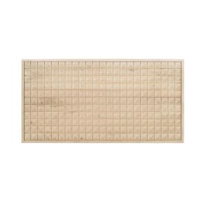 Tête de lit en bois de manguier massif avec motif en relief