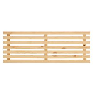 Tête de lit en bois de pin couleur naturelle 140x73cm