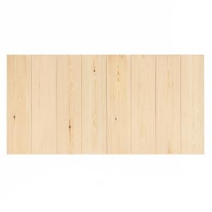 Tête de lit en bois de pin naturelle 140x80cm