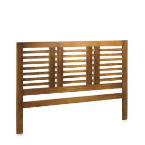Tête de lit en bois marron L 200 cm