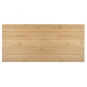 Tête de lit en bois massif aux tons clairs 200x75cm