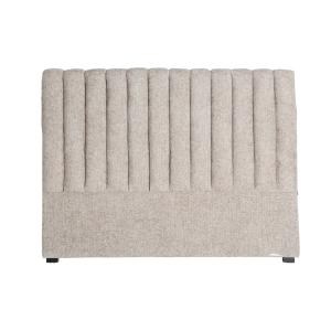 Tête de lit en coton gris  en 160x9x122 cm