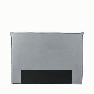 Tête de lit en tissu 150 cm gris
