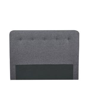Tête de lit en tissu 150 cm gris anthracite