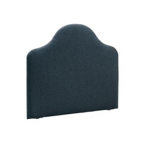 Tête de lit en tissu bleu marine largeur 160 cm