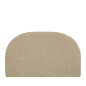 Tête de lit en tissu chenille demi-lune L170cm - Taupe