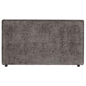 Tête de lit en tissu chenille gris, 120 cm