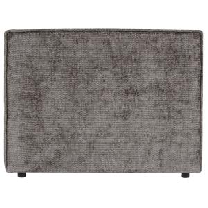 Tête de lit en tissu chenille, gris, 90 cm