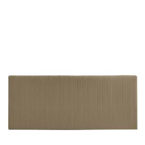 Tête de lit en tissu chenille L260 cm - Taupe