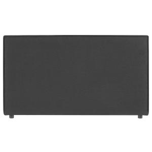 Tête de lit en tissu chiné noir 120 cm