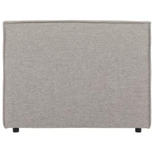 Tête de lit en tissu gris 90 cm