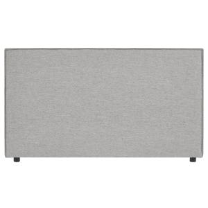 Tête de lit en tissu gris chiné 120 cm