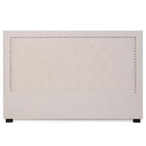 Tête de lit en velours beige 180cm