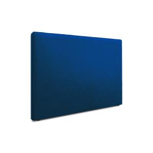 Tête de lit en velours bleu roi 120x180x10