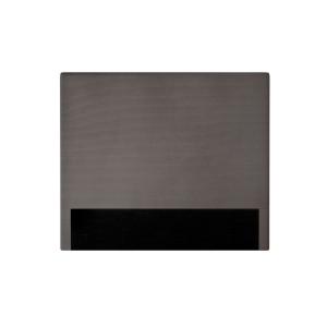 Tête de lit en velours côtelé - 140cm - Gris