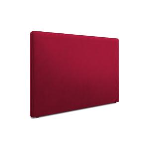 Tête de lit en velours rouge 120x160x10