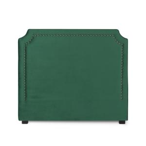 Tête de lit en velours vert 140cm
