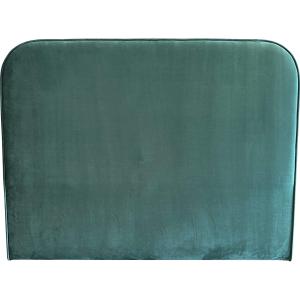 Tête de lit en velours vert 145 cm