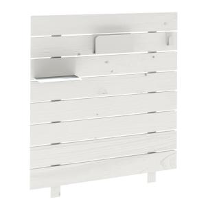 Tête de lit enfant bois massif blanc