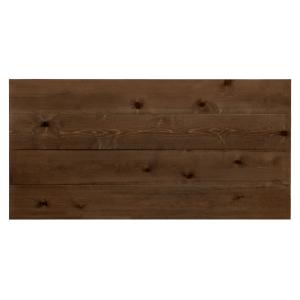 Tête de lit horizontale en bois couleur noyer 100x60cm