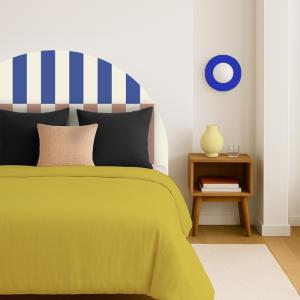Tête de lit - intissé 225g/m² - pré-encollé - Bleu - 110x18…