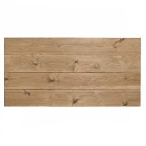 Tête de lit lames horizontales en bois chêne foncé 180x80cm…