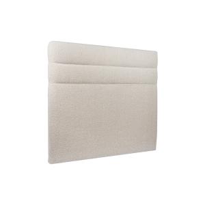 Tete de lit Lignes Bouclette Beige clair 140x120