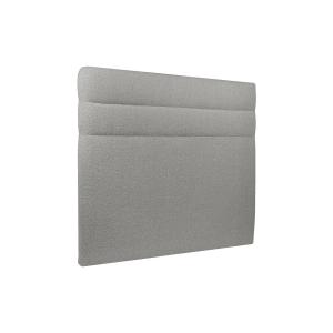 Tete de lit Lignes Bouclette Gris 140x120