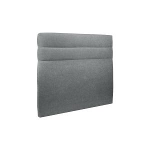 Tete de lit Lignes Tissu Gris anthracite 200x120